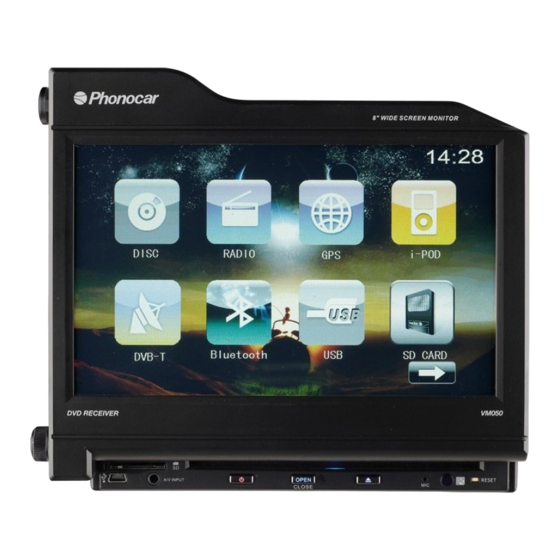 Phonocar VM 050 Instruction Manual