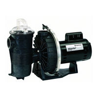 Pentair Pool Products Pump Waterfall Operation And Service Manual