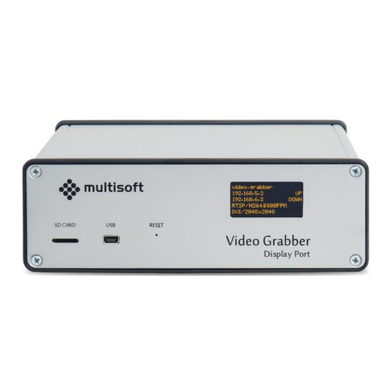 MULTISOFT DisplayPort Manuals