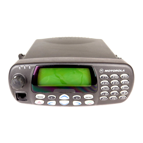 Motorola MTM800 Feature User Manual