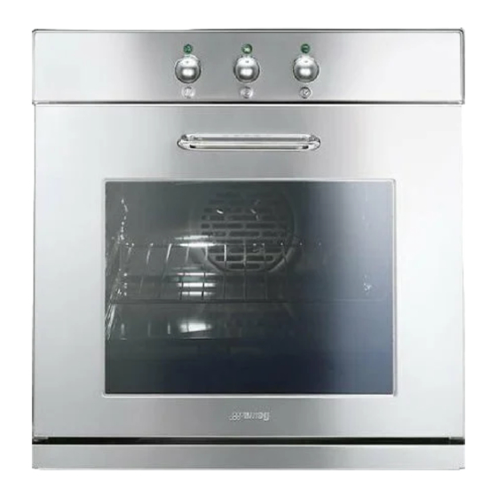 Smeg F166-5 Instructions For Installation And Use Manual