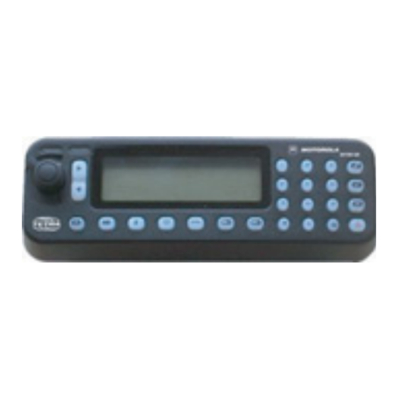 Motorola MTM800 Basic User's Manual