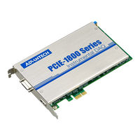 Advantech PCIE-1802 User Manual