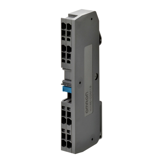 Omron XW6T Series Manual