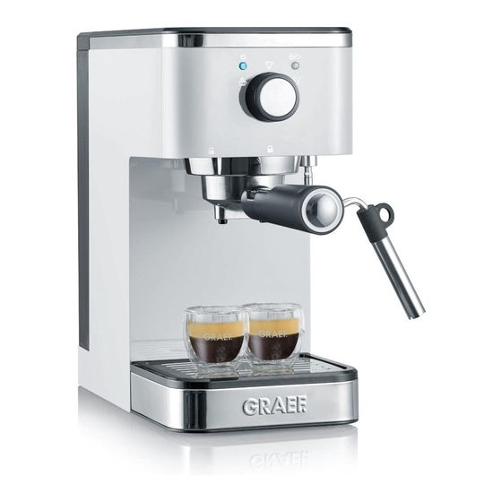 Graef salita Espresso Machine Manuals