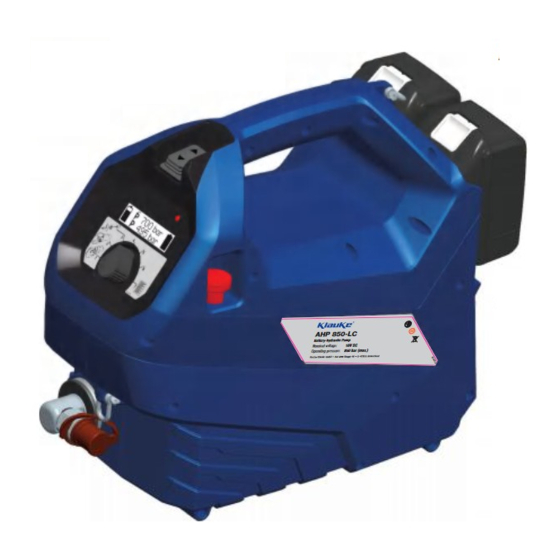 Textron Klauke AHP 850-LC Instruction Manual