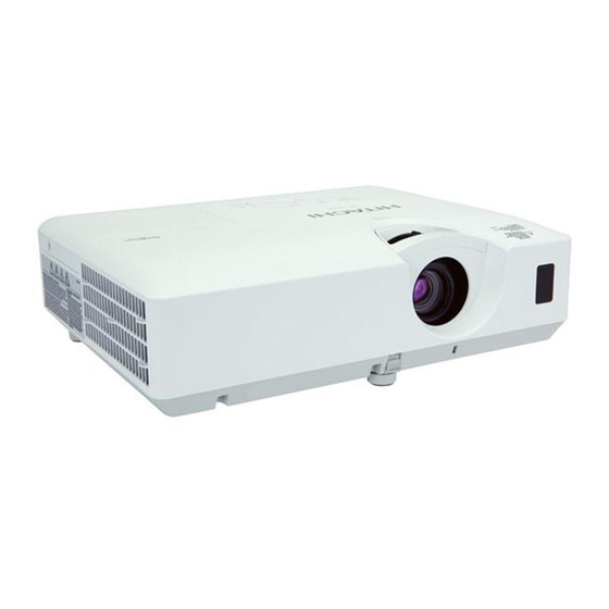 Hitachi CP-EX302 User Manual