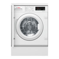 Bosch WIW28301GB User Manual And Installation Instructiions