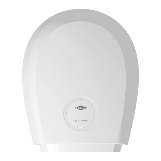 clage WHT Operating And Installation Instructions