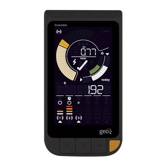 Geo Ensemble Quick Reference Manual