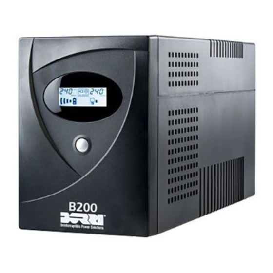 Borri B 200 User Manual