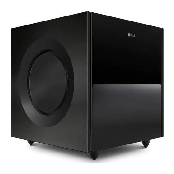 KEF REFERENCE 8b Manuals