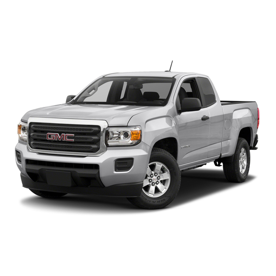 GMC Canyon 2016 Getting To Know Manual
