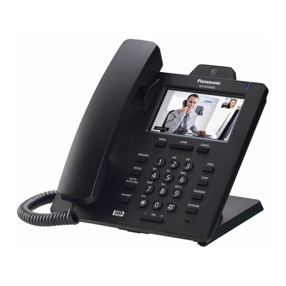 Panasonic KX-HDV430 Operating Instructions Manual