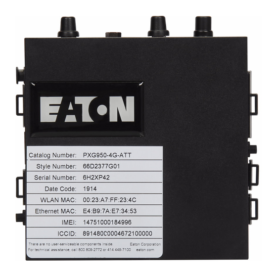 Eaton PXG950-4G Installation Manual