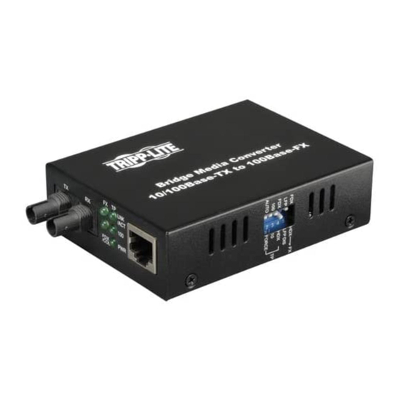 Tripp Lite Media Converters N784-001-SC Owner's Manual