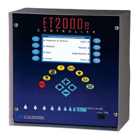 Calsense ET2000e Series Setup Manual