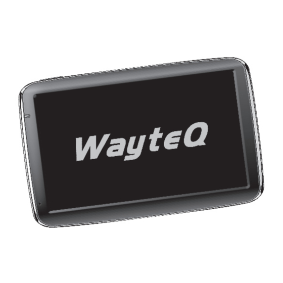 WayteQ x920BT Manuals