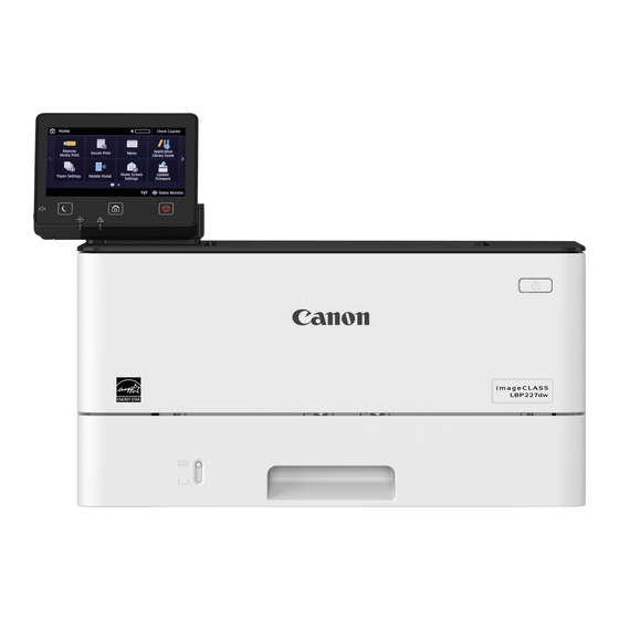 Canon imageCLASS LBP228dw Manuals