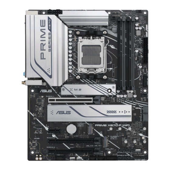 Asus PRIME X670-P WIFI Quick Start Manual