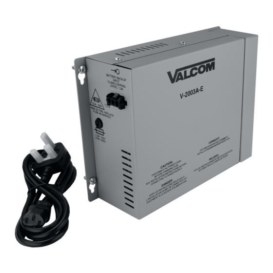 Valcom V-2003A-E User Manual