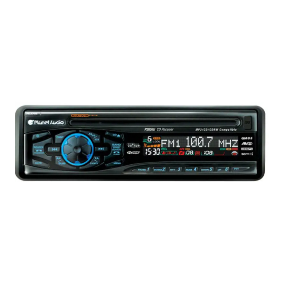 Planet Audio P265IU User Manual
