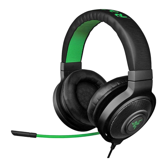 RAZER KRAKEN QUICK MANUAL Pdf Download | ManualsLib