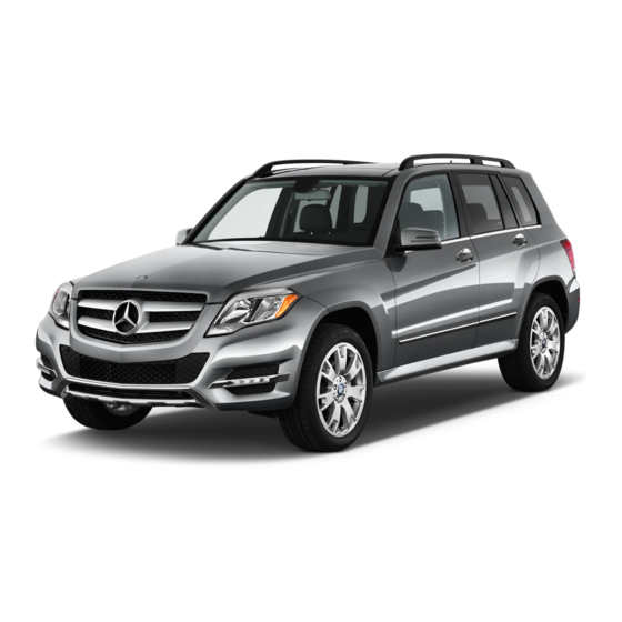 Mercedes-Benz GLK-Class Operator's Manual