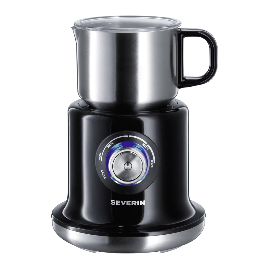 SEVERIN MILK FROTHER INSTRUCTIONS FOR USE MANUAL Pdf Download ManualsLib