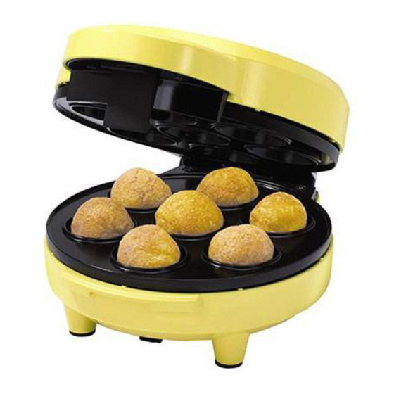 RIVAL DONUT HOLE & CAKE POP MAKER OWNER'S MANUAL Pdf Download ManualsLib