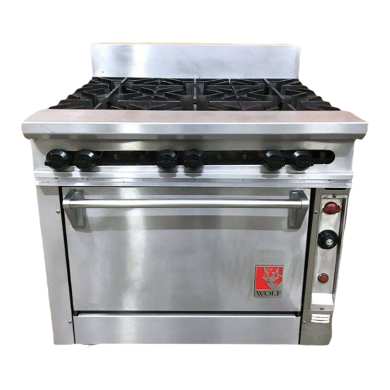 WOLF FV361 INSTALLATION & OPERATION OWNER'S MANUAL Pdf Download