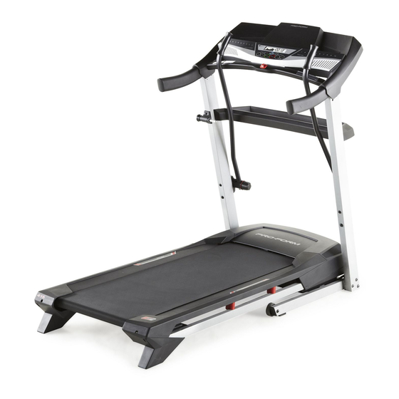 Proform xt 2025 crosswalk treadmill manual