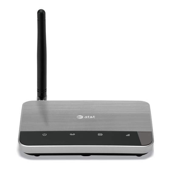 AT&T WIRELESS HOME PHONE BASE USER MANUAL Pdf Download ManualsLib