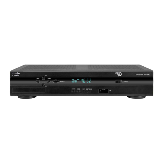 CISCO EXPLORER 4642HD DATASHEET Pdf Download ManualsLib