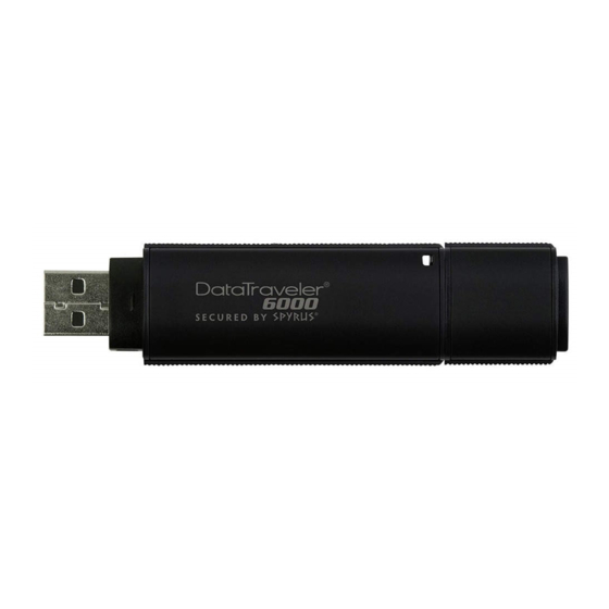 KINGSTON TECHNOLOGY DT6000/4GB SPECIFICATIONS Pdf Download | ManualsLib