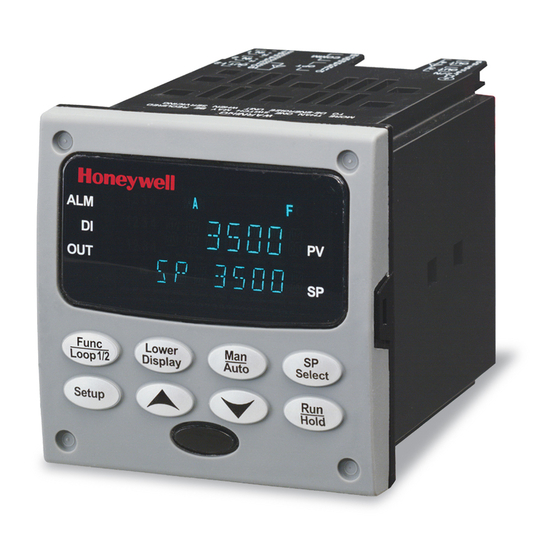 Honeywell UDC3500 Quick Start Manual