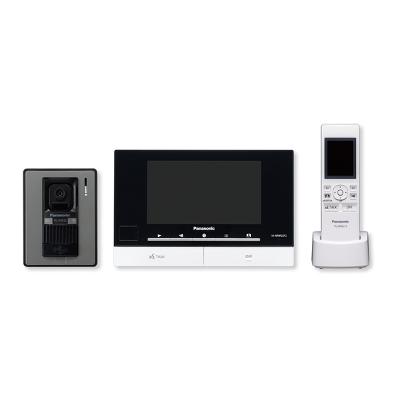 Panasonic VL-SWD272 Important Information And Quick Manual