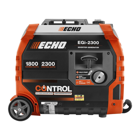 Echo EGi-2300 Manuals