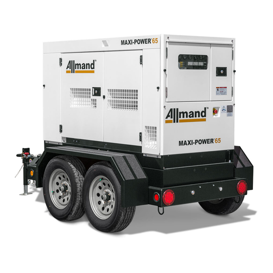 Allmand Maxi-Power MP65-8C1 Generator Manuals