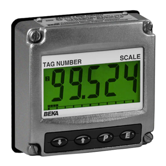 BEKA A504G-SS-PM Manual