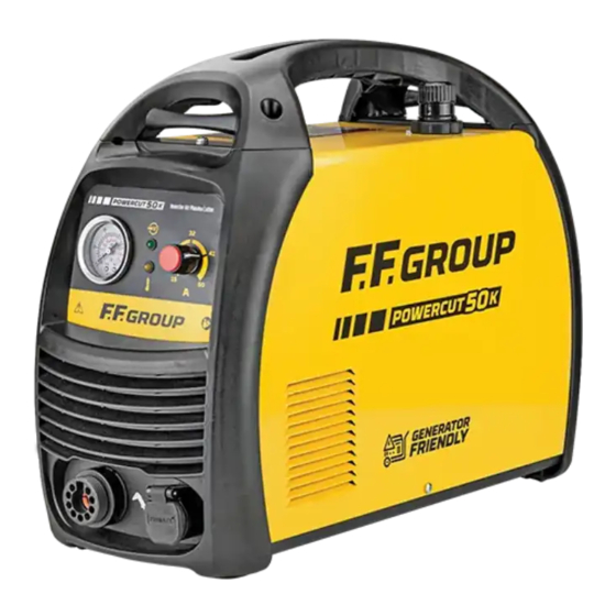 F.F. Group POWERCUT 50K Original Instructions Manual