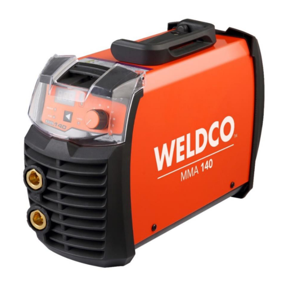 WELDCO MMA140 Operator's Manual