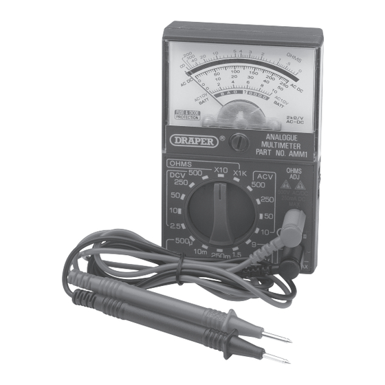 Draper 37317 Manual