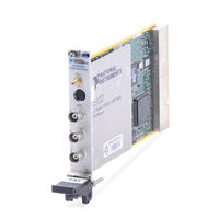 National Instruments NI PXI-5922 Getting Started Manual