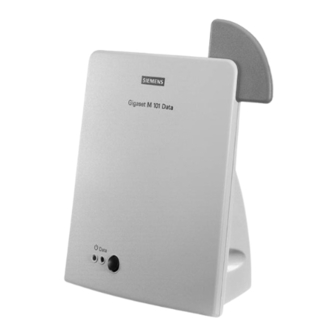 Siemens Gigaset M 101 Data Operating Instructions Manual