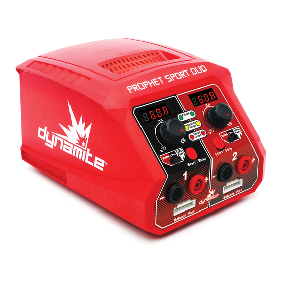 Dynamite Prophet Sport Duo DYNC2025 Instruction Manual