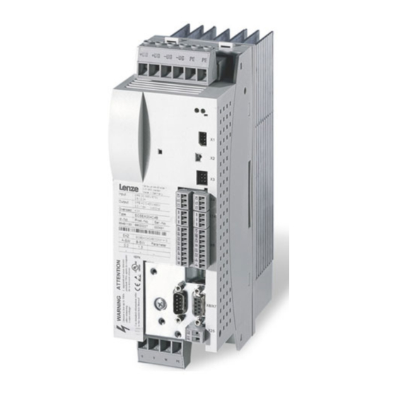 Lenze ECSCS Series Mounting Instructions