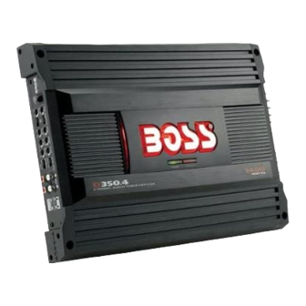 Boss Audio Systems Diablo D450.4 Manuals