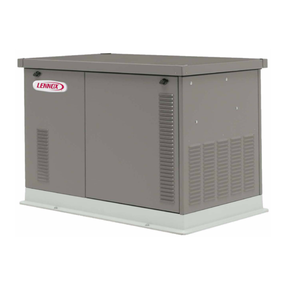 User Manuals: Lennox RGEN17 Residential Generator Set