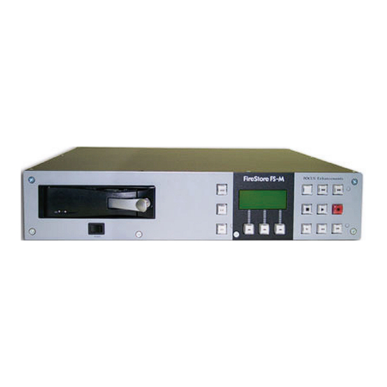 Focus Firestore FS-M User Manual